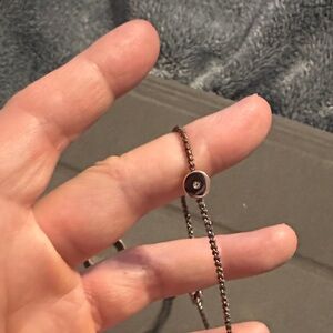 MONICA VINADER Silver Bracelet with Diamond Accent